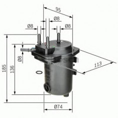 Filtru Combustibil 44911 foto