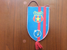 fanion fc steaua bucuresti romania echipa fotbal fan sport hobby de colectie foto