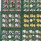 2013 LP1983 c CEASUL FLORILOR SET 6 MINICOLI DE 8 TIMBRE + 1 VINIETA MNH