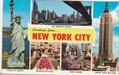 bnk cp USA - New York - carte postala - circulata