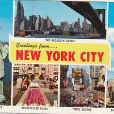 bnk cp USA - New York - carte postala - circulata