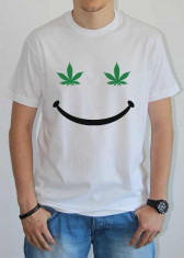 Tricou personalizat Weed Smile foto