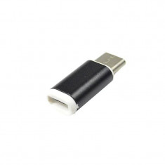 Adaptor incarcare Negru MicroUSB Type-C Tip C AMTCN Allview X3 Soul Plus Pro foto