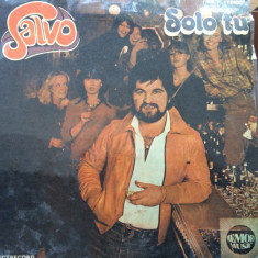 salvo solo tu disc vinyl lp muzica italo pop dance disco italiana 1985 EDE 02704