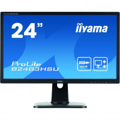 Monitor LED IIyama ProLite B2483HSU-B1DP 24 inch 2ms black foto