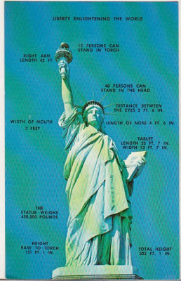 bnk cp USA - New York - Statuia Libertatii- carte postala - necirculata foto