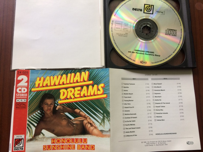 honolulu sunshine band hawaiian dreams 1988 dublu disc 2 cd muzica pop delta VG+