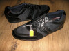 LICHIDARE STOC! Pantofi barbat TED BAKER originali noi piele+tesut comozi 44, Piele naturala, Negru