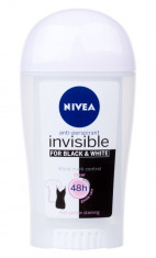 Antiperspirant Nivea Invisible For Black &amp;amp; White Dama 40ML foto