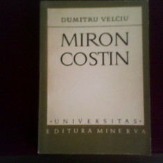 Dumitru Velciu Miron Costin, ed. princeps