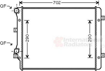 Radiator, racire motor VW PASSAT CC (357) (2008 - 2012) VAN WEZEL 58002207 Radiator, racire motor VW PASSAT CC (357) (2008 - 2012) VAN WEZEL 58002207