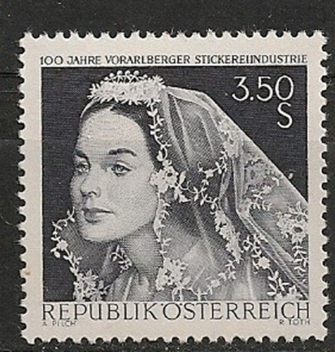 Austria 1968 - COSTUME POPULARE, timbru MNH B1 Austria 1968 - COSTUME POPULARE, timbru MNH B1