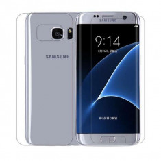 Folie Protectie Display si Capac Baterie Spate Samsung Galaxy S7 Edge G935 foto