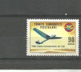 TURCIA 1975 - AVIATIE PLANOR DE PERFORMANTA, timbru MNH, B3