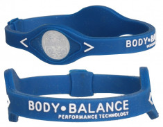 Body Balance Bratara silicon albastru inchis M foto