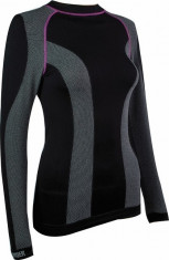 Bluza corp Highlander Thermo Tech Women Top LS, Femei, Negru, Medium foto