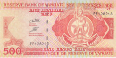 Bancnota Vanuatu 500 Vatu (2006) - P5b UNC foto