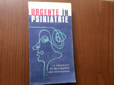 urgente in psihiatrie predescu nica udangiu editura medicala 1983 carte foto