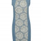 Rochie din denim bleu cu broderie florala Desigual Agatho