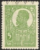 VARIETATE --FERDINAND I--1920 --LINIE DUBLA CHENAR-RETUS -MNH, Nestampilat