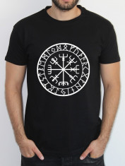 Tricou personalizat Vegvisir, Viking compass, Norse, Icelandic foto