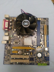 Kit placa de baza Foxconn 662 sk 775 + procesor Intel Pentium + cooler foto