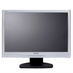 Monitor LCD 22&amp;quot; Grad A, Philips Widescreen 220SW, 5ms, 1680 x 1050, DVI, VGA, foto