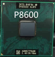 Intel Core 2 Duo P8600 (ca P8400 ) Socket P BGA479 / PGA478 slgfd foto