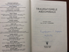 traumatismele abdominale caloghera ed facla timisoara 1983 stiinta medicina foto