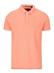 Tricou polo oranj neon pentru barbati - Superdry foto