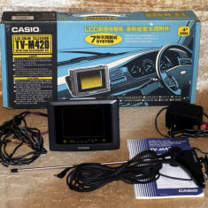 Televizor LCD Casio M-420 ( 4,2 inch ). Pentru masina sau interior. Japan.