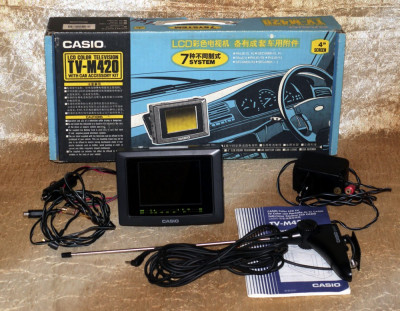 Televizor LCD Casio M-420 ( 4,2 inch ). Pentru masina sau interior. Japan. foto