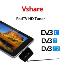 Tuner TV DVB T2, DVB-T, DVB-C, TV pentru Android Phone/Table/Windows foto