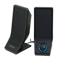 Sistem audio 2.0 Logilink SP0027 2W BLACK foto