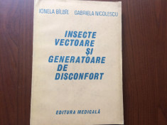 insecte vectoare si generatoare de disconfort nicolescu bilbie ed. medicala 1986 foto