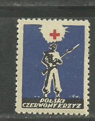 POLONIA - CRUCEA ROSIE, SOLDAT INFANTERIST, timbru MNH, B2 foto