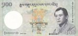 Bancnota Bhutan 100 Ngultrum 2006 - P32a UNC ( replacement - serie Z, numar mic)