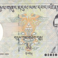 Bancnota Bhutan 100 Ngultrum 2006 - P32a UNC ( replacement - serie Z, numar mic)
