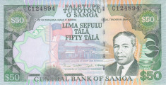 Bancnota Samoa 50 Tala (2006) - P36 UNC foto