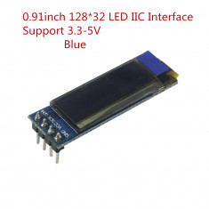 Display 0.91&amp;quot; OLED 128x32 IIC I2C Arduino foto