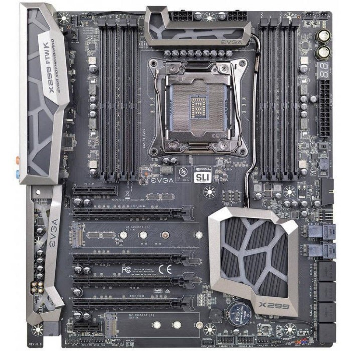 Placa de baza EVGA X299 FTW K Intel LGA2066 mATX foto mare Placa de baza EVGA X299 FTW K Intel LGA2066 mATX foto mare