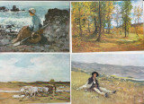 Bnk cp Lot 8 carti postale necirculate - picturi de Nicolae Grigorescu