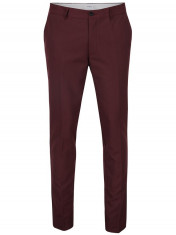 Pantaloni chino rosu bordo - Farah Basset foto