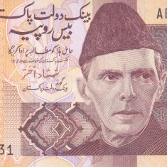 Bancnota Pakistan 20 Rupii 2006 - P46b UNC