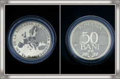 50 bani 2017 Aderarea la UE moneda rara Romania! foto