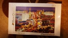 Puzzle Clementoni 6000 piese Las Vegas foto