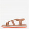 Sandale maro deschis impermeabile Melissa Caribe Verao