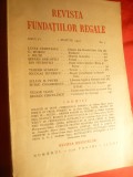 Revista Fundatiilor Regale 1 martie 1937 , 237 pag cu L.Demetrius , G.Murnu ,..