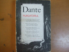 Dante Purgatoriul Bucuresti 1978 ilustratii Gustave Dore foto