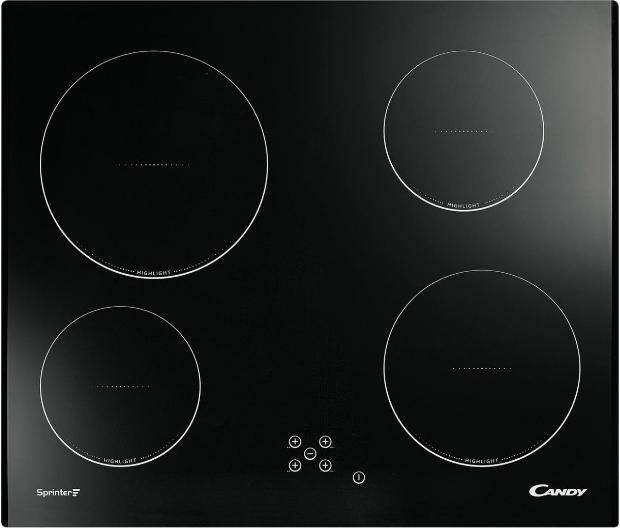 Plita incorporabila Candy CH64C/2 4 arzatoare Negru Plita incorporabila Candy CH64C/2 4 arzatoare Negru